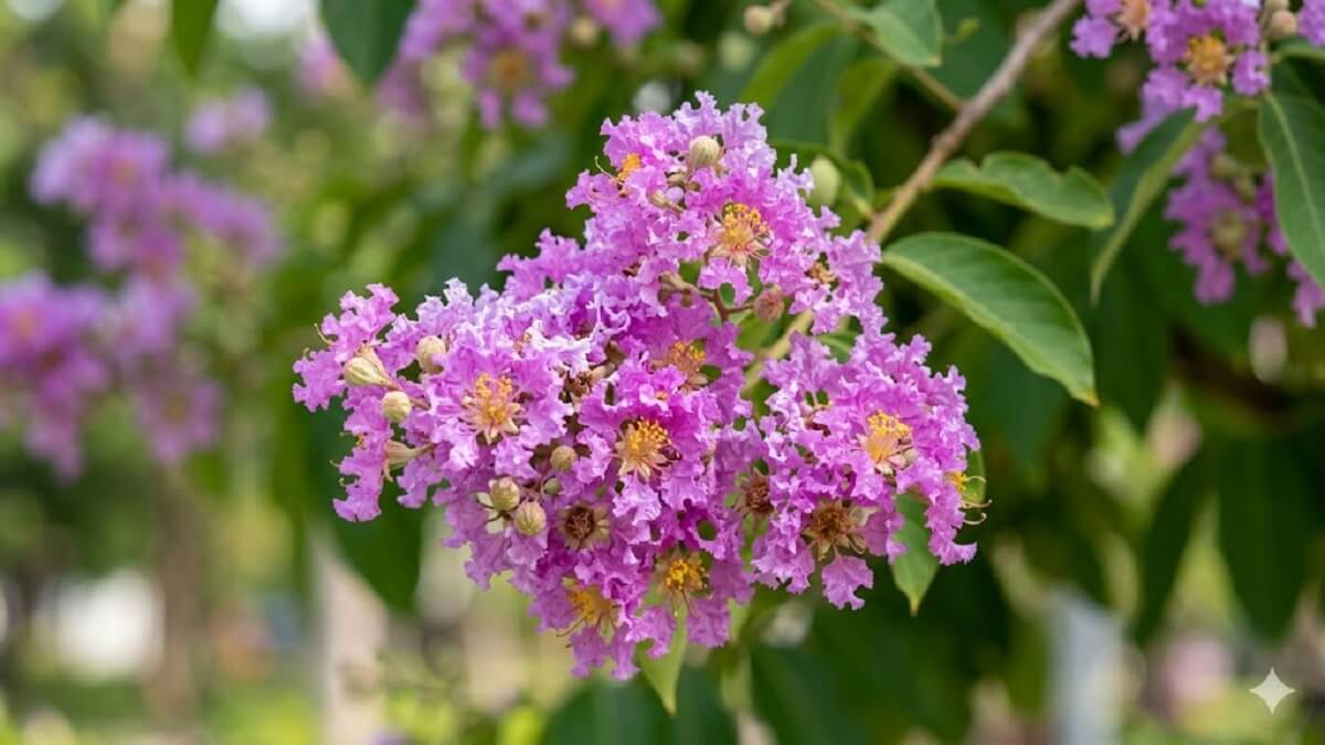 Hình nền hoa bằng lăng macro - 2