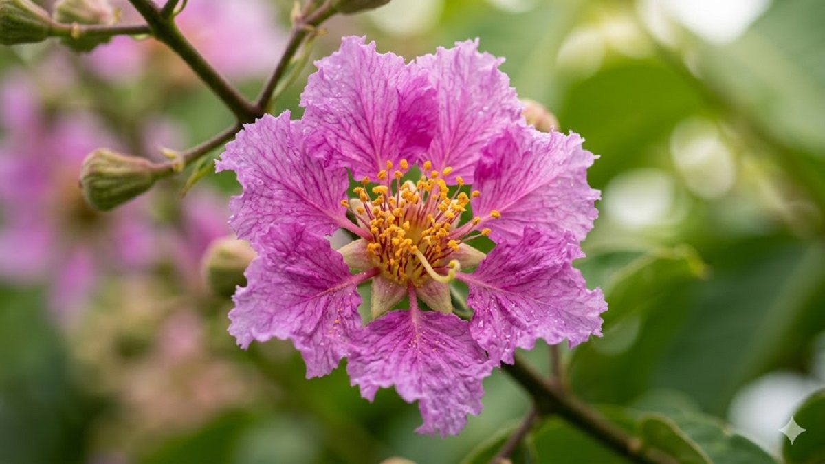 Hình nền hoa bằng lăng macro - 3