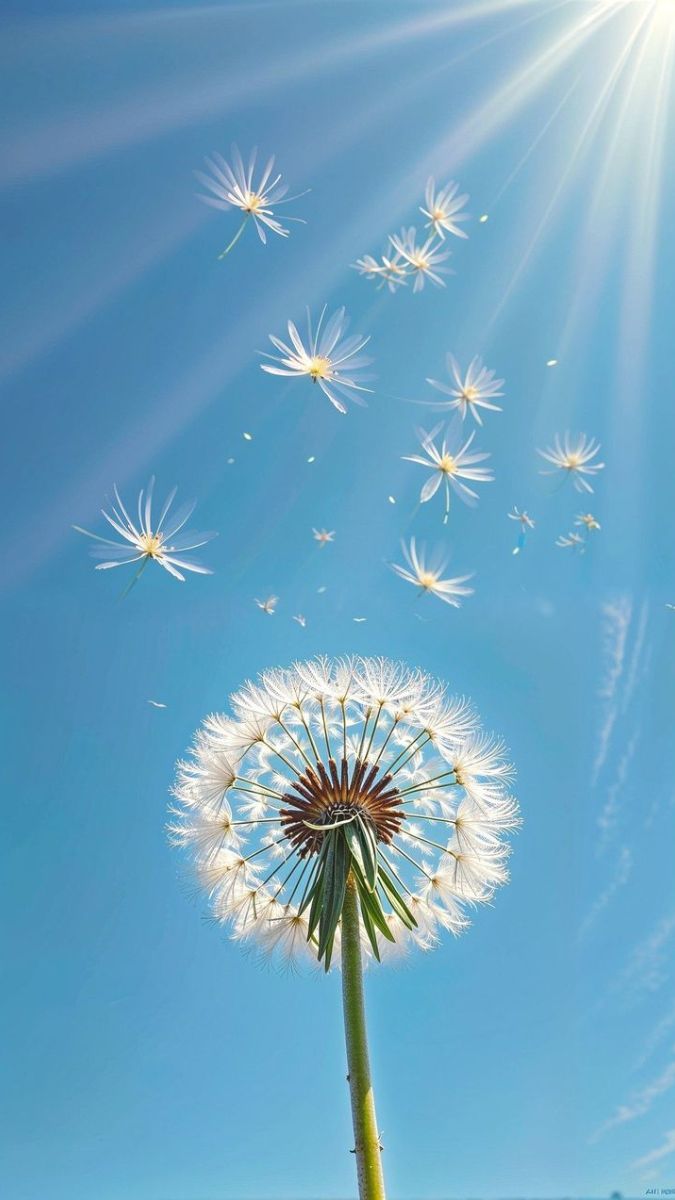 Hình nền hoa bồ công anh trong thiên nhiên - 1