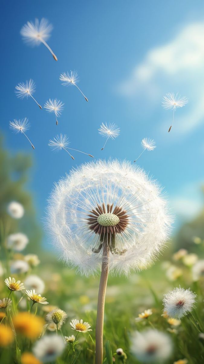 Hình nền hoa bồ công anh macro, cận cảnh - 6