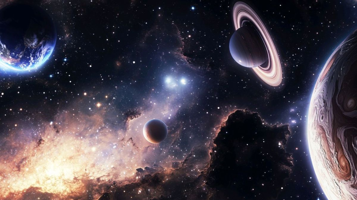 Hình nền iPad 8K không gian vũ trị - 8