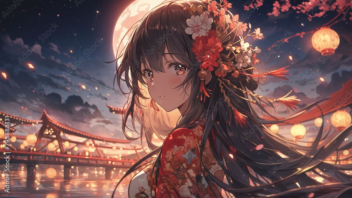 Hình nền iPad 8K anime đẹp - 5