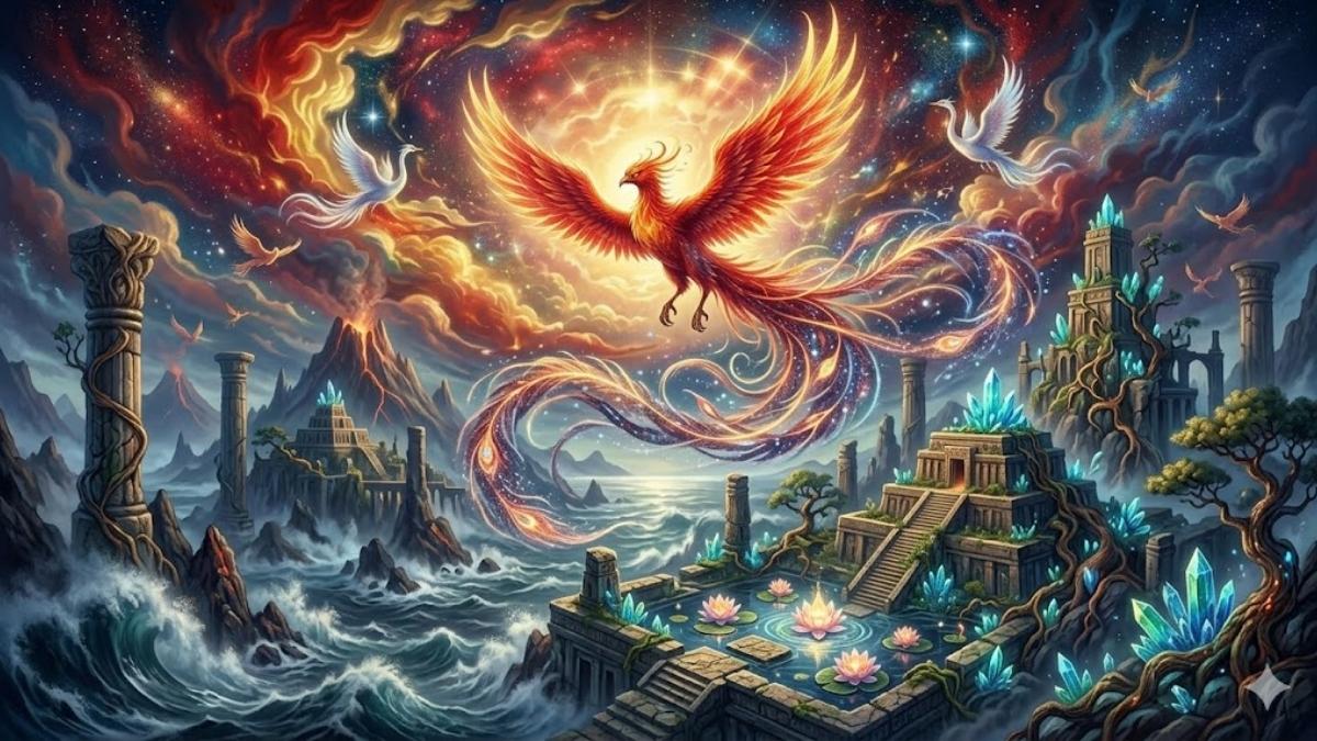 Hình nền phượng hoàng thần thoại - 2