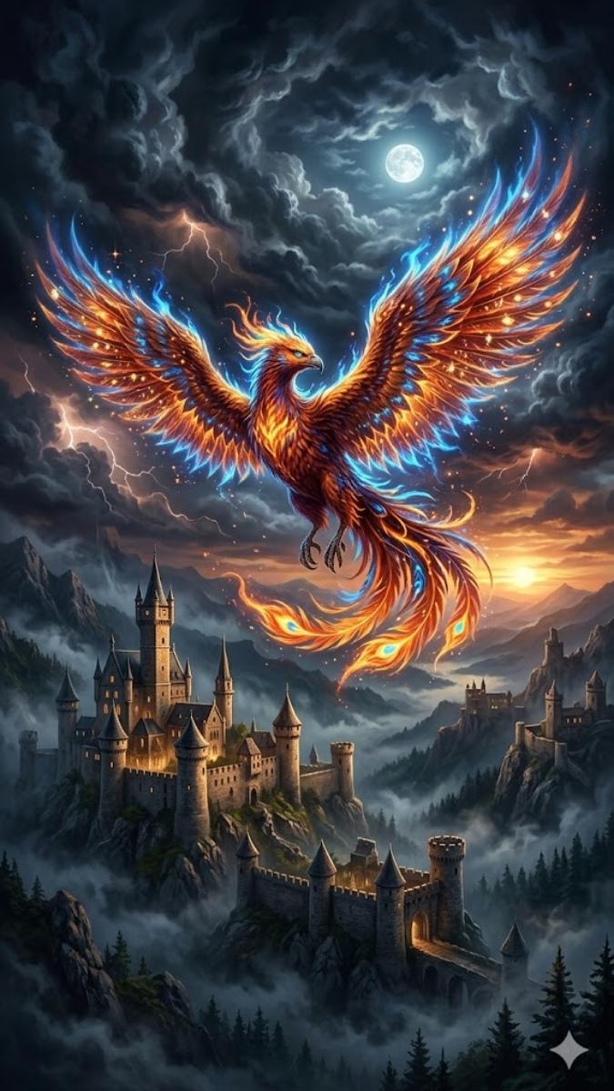 Hình nền phượng hoàng thần thoại - 7