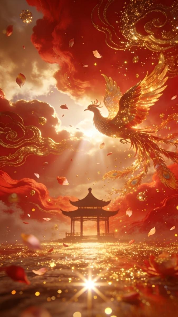 Hình nền phượng hoàng thần thoại - 8