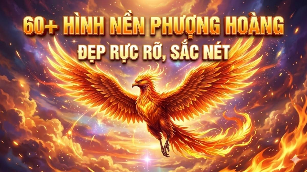 60+ Hình nền phượng hoàng đẹp rực rỡ, sắc nét chất lượng