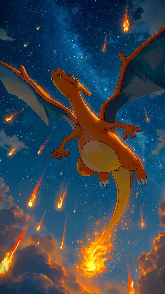 Hình nền Pokemon thuộc hệ Lửa - 1