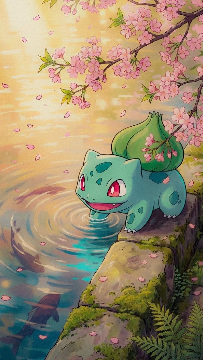 Hình nền Pokemon thuộc hệ Cỏ - 1