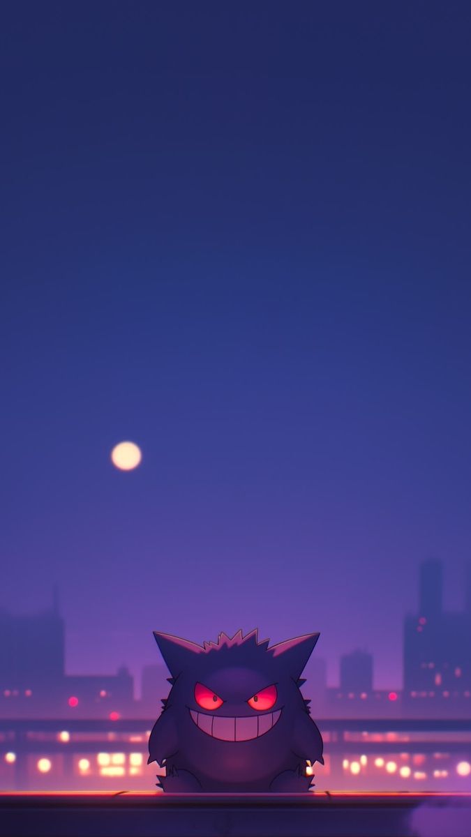 Hình nền Pokemon hệ ma Gengar huyền thoại - 3
