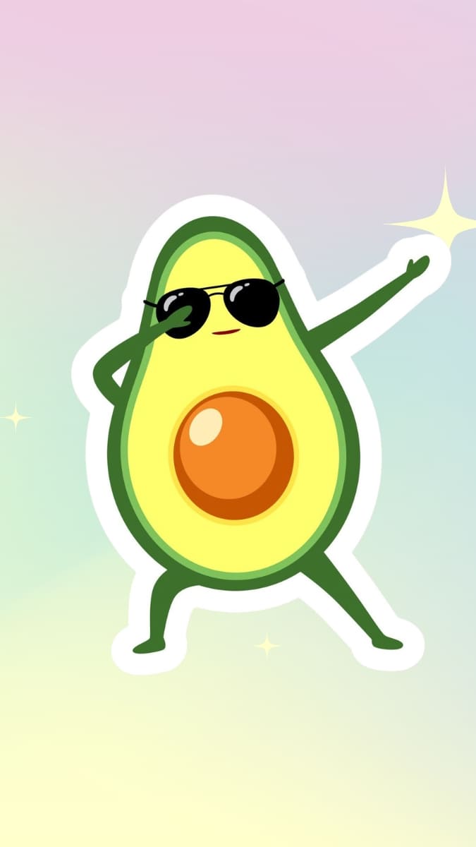 Hình nền quả bơ ngầu - 2