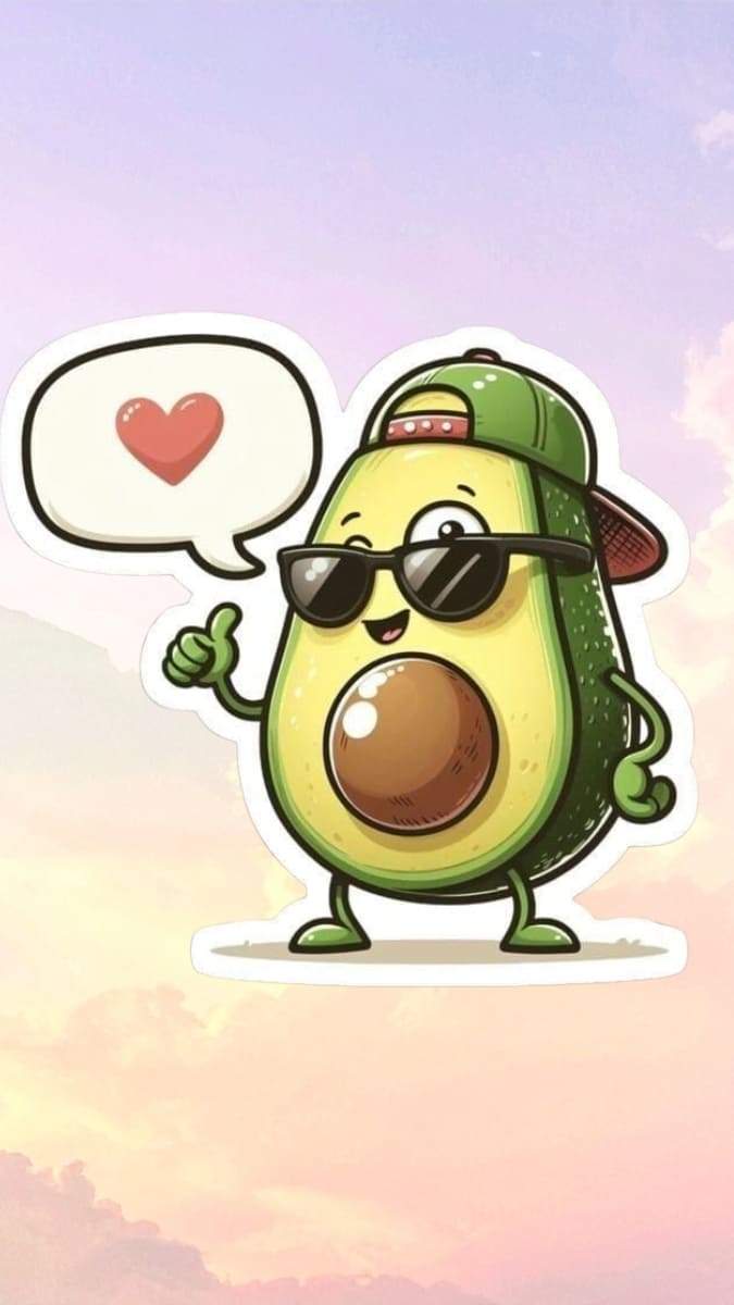 Hình nền quả bơ ngầu - 4