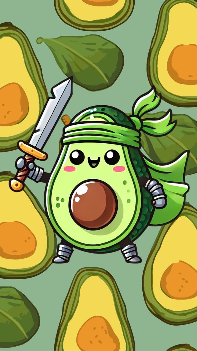 Hình nền quả bơ ngầu - 5