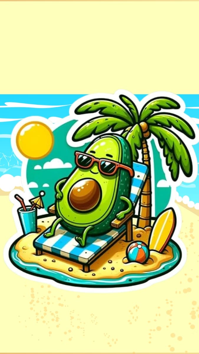 Hình nền quả bơ ngầu - 10