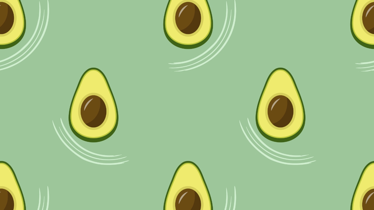 Hình nền quả bơ dạng pattern - 6