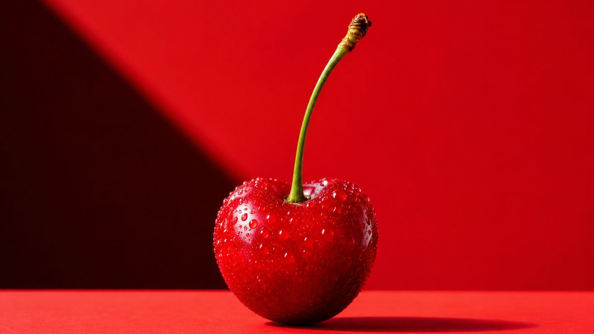 Hình nền cherry màu đỏ nổi bật - 2