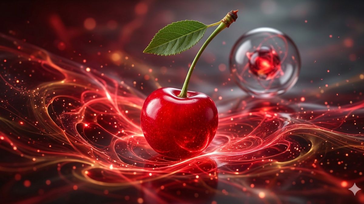 Hình nền cherry màu đỏ nổi bật - 4