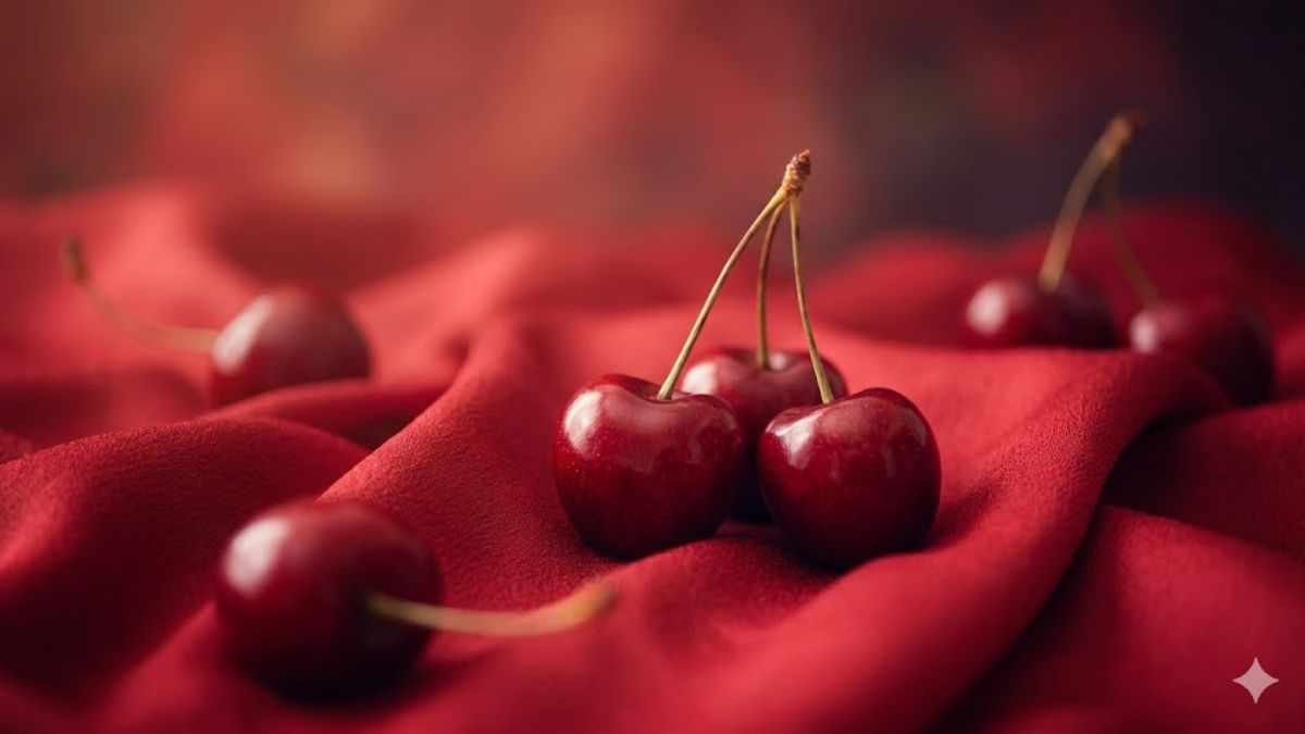 Hình nền cherry màu đỏ nổi bật - 5