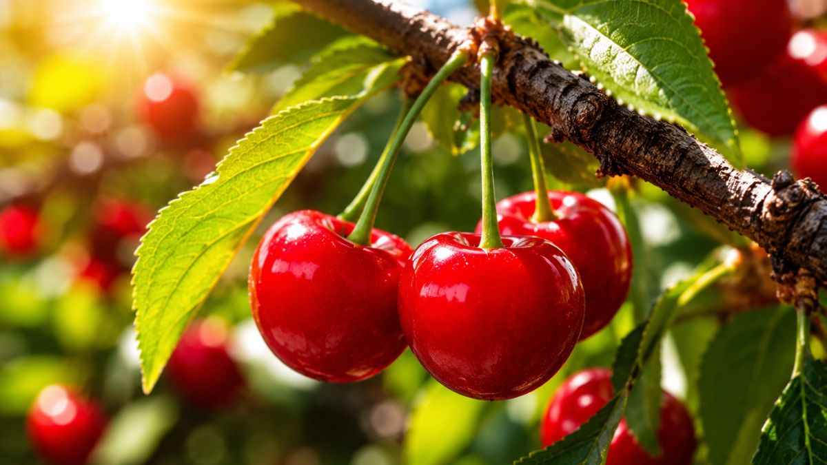 Hình nền cherry tươi mát - 1