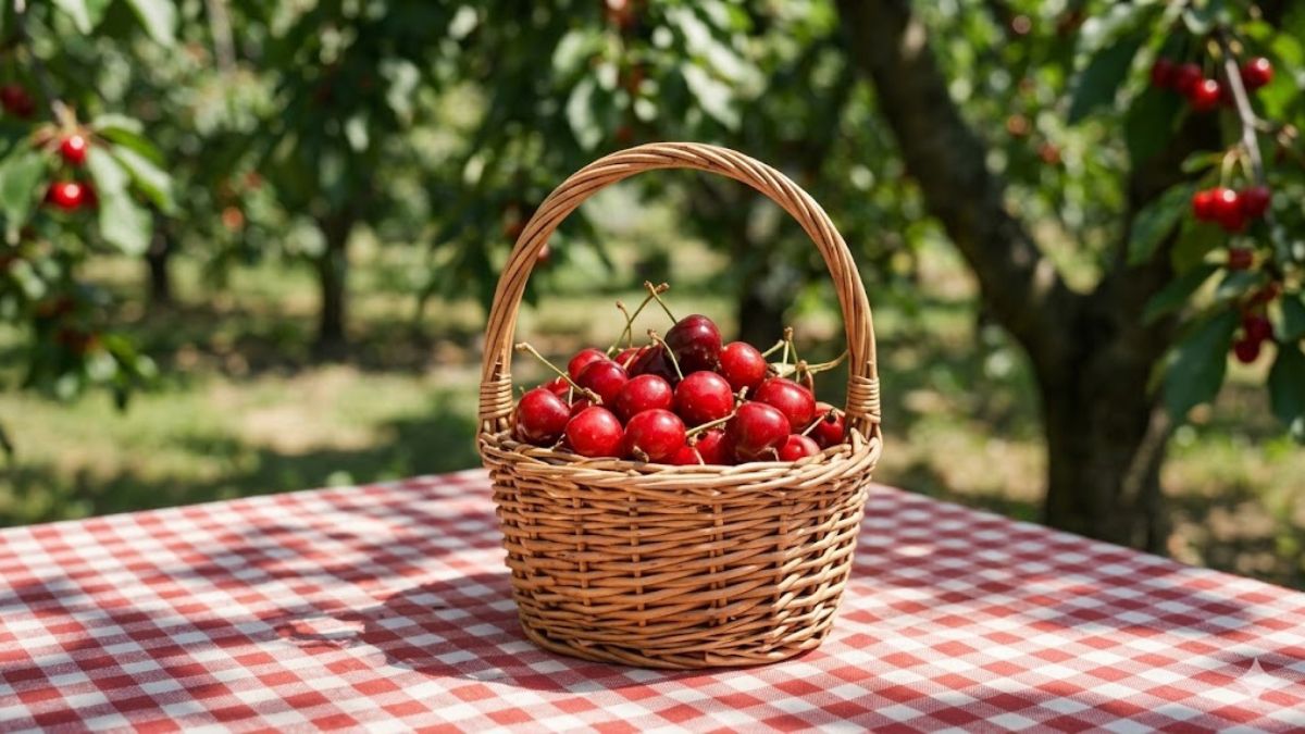 Hình nền cherry tươi mát - 2