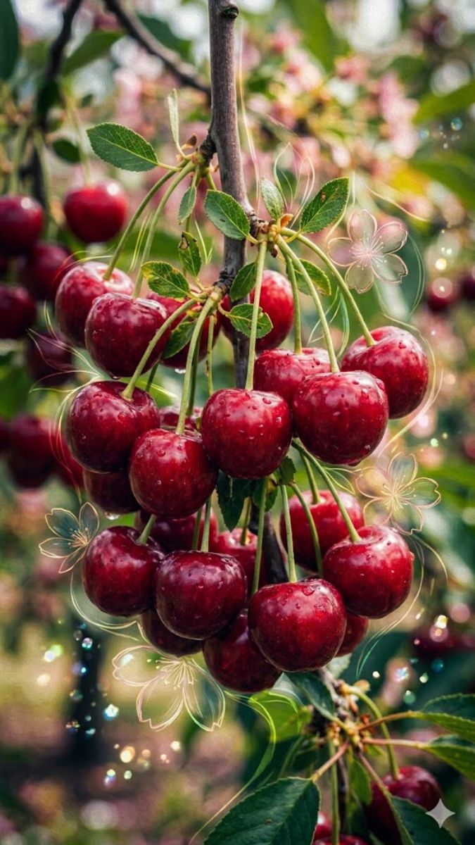 Hình nền cherry cute cho điện thoại - 4