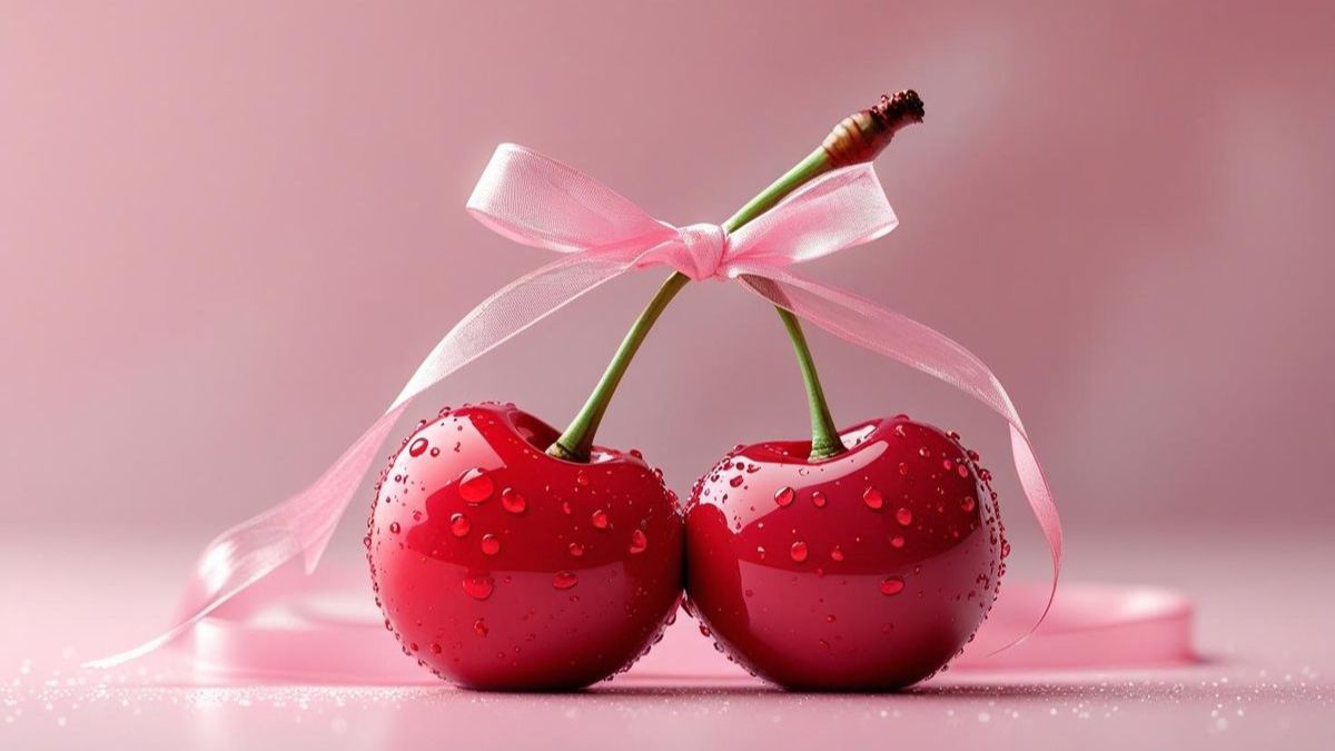 Hình nền cherry cute 4K, HD cho máy tính - 1