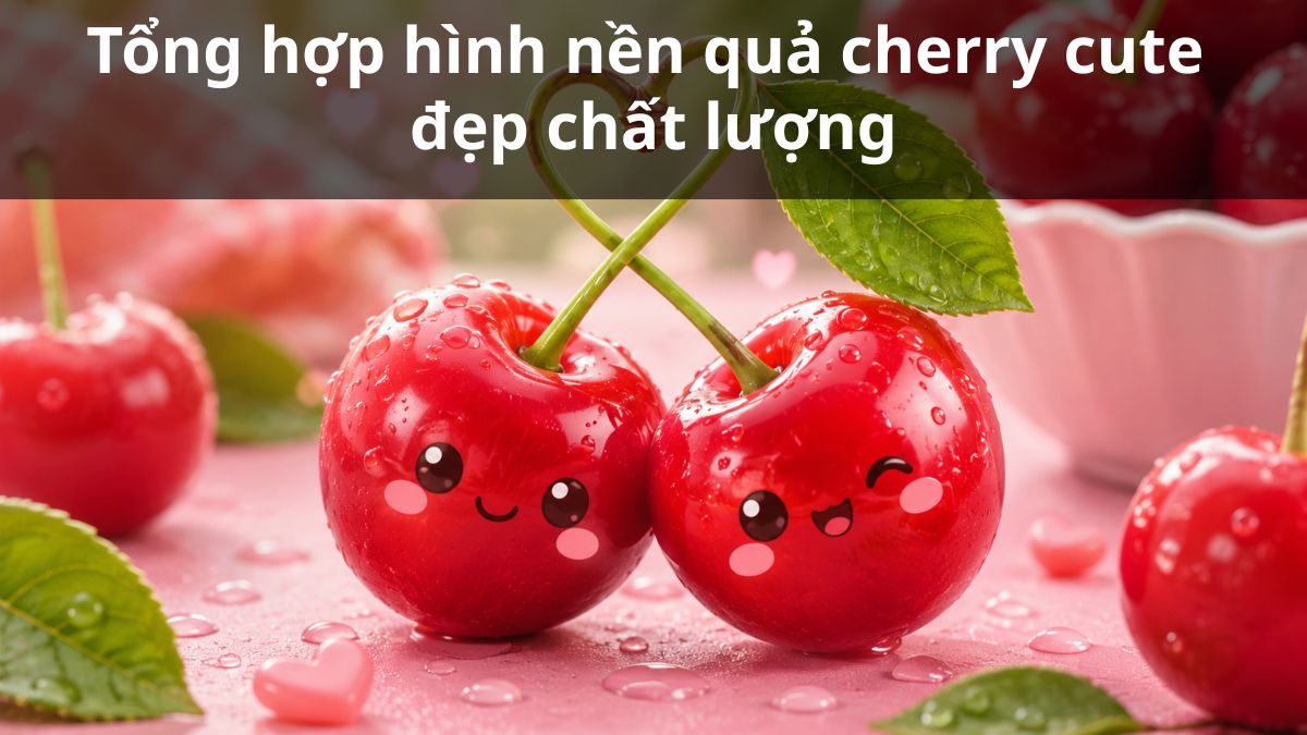 Tổng hợp hình nền quả cherry cute đẹp chất lượng cao