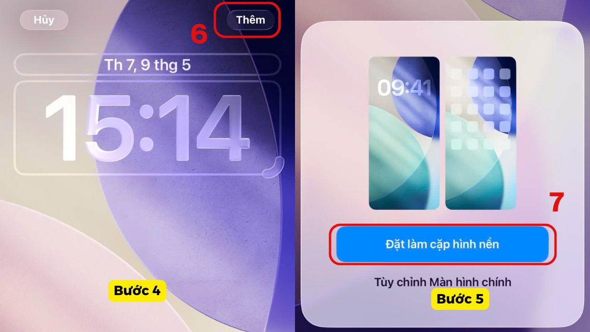Cách thay hình nền quả táo đẹp nhất cho iPhone - bước 4,5