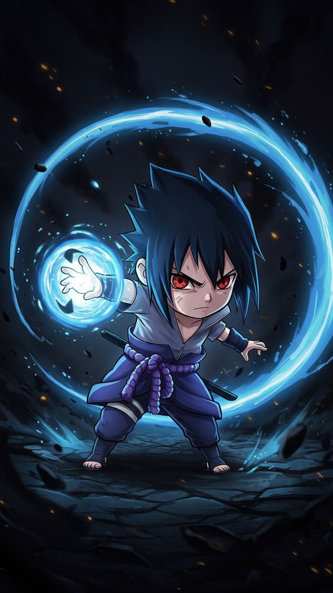 Hình nền Sasuke chibi dễ thương - 1