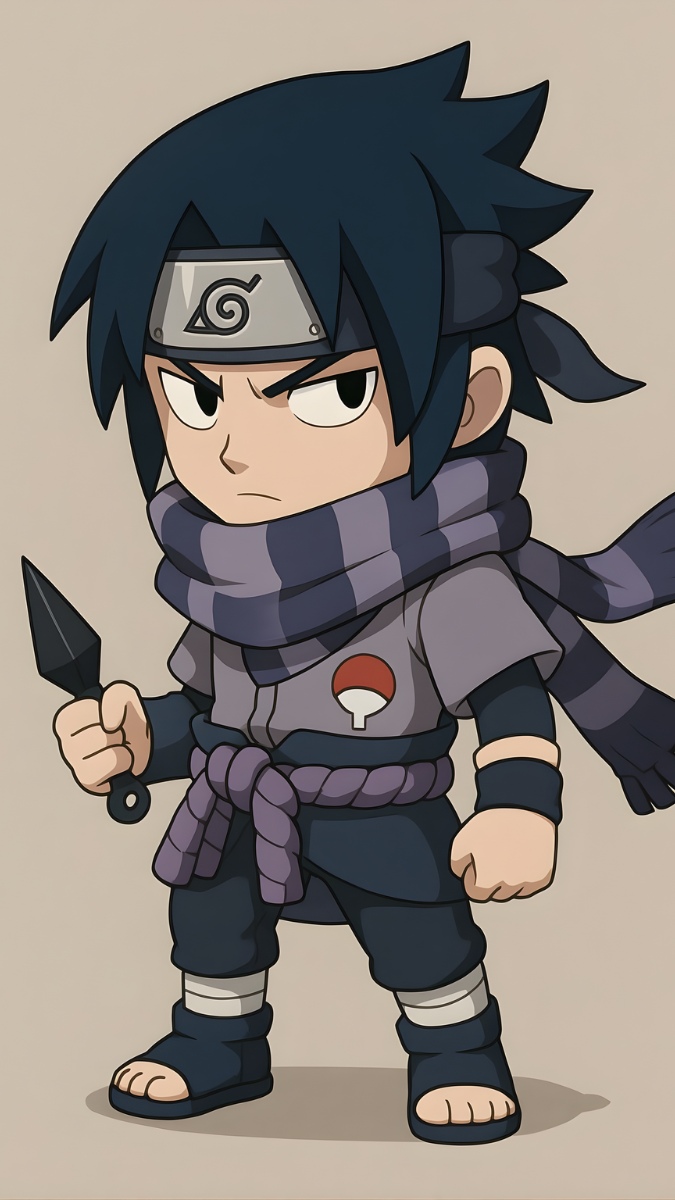 Hình nền Sasuke chibi dễ thương - 2