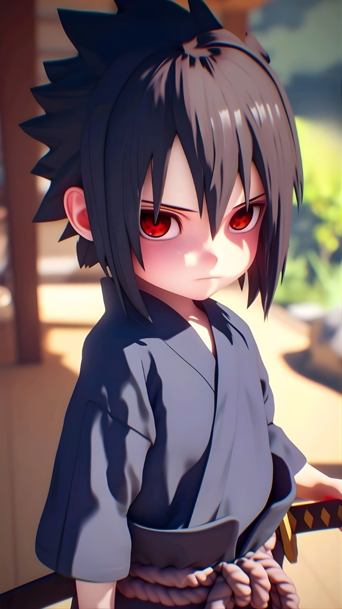 Hình nền Sasuke chibi dễ thương - 4