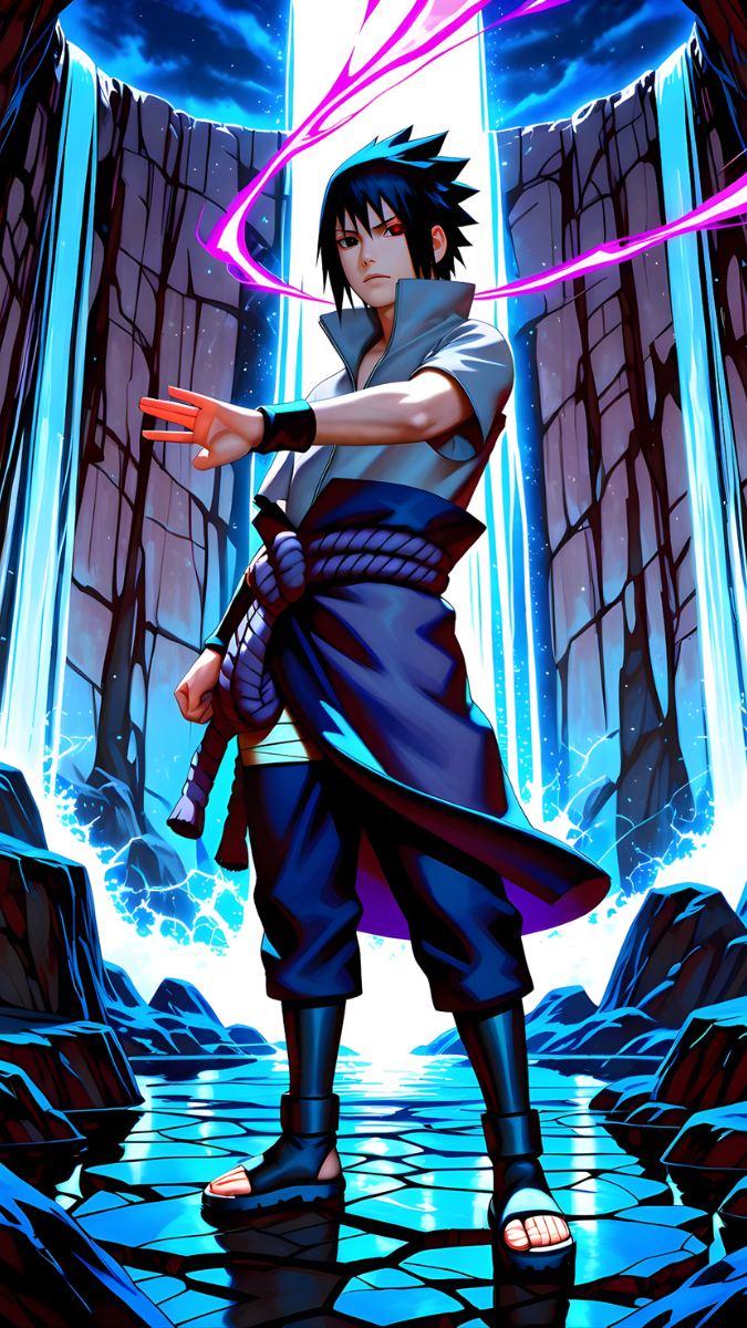 Hình nền Sasuke 3D - 6