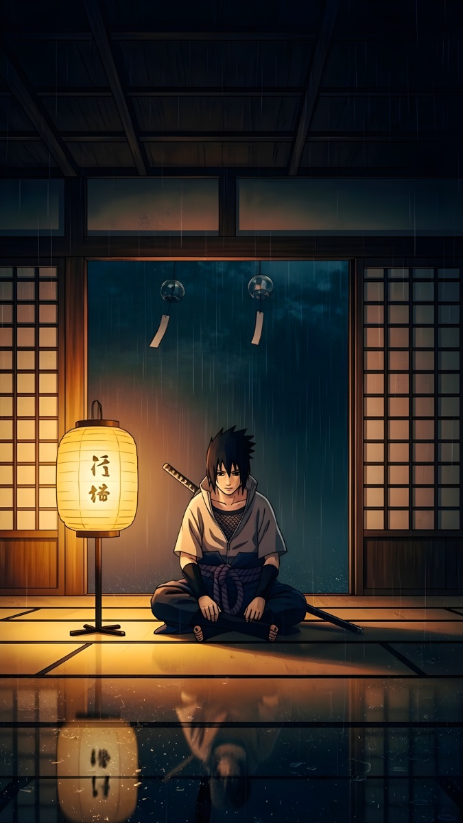 Hình nền Sasuke fan art - 3