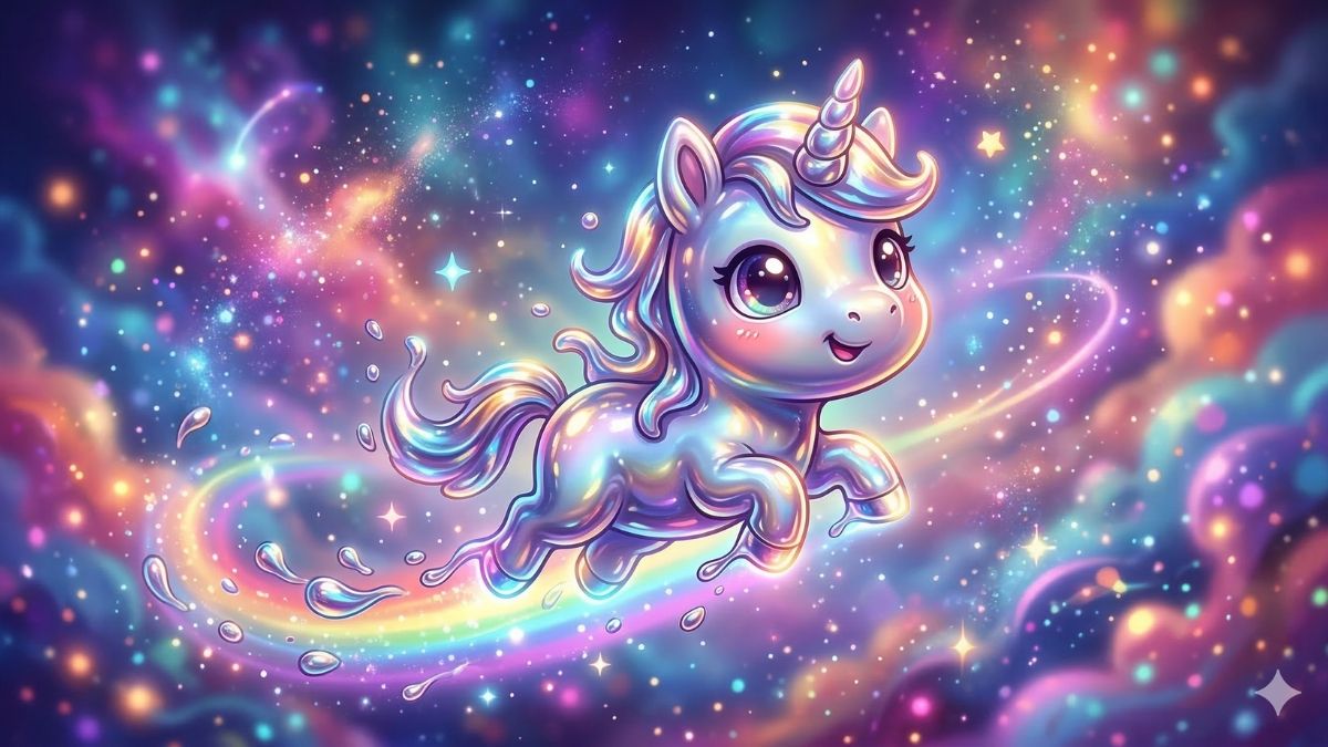 Hình nền Unicorn chibi cute - 4