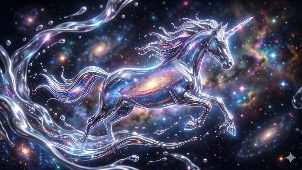 Hình nền Unicorn galaxy - 3