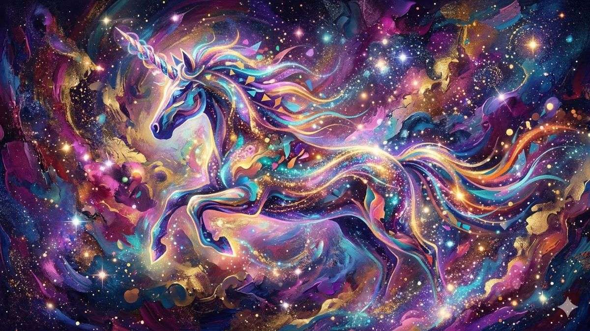 Hình nền Unicorn galaxy - 5