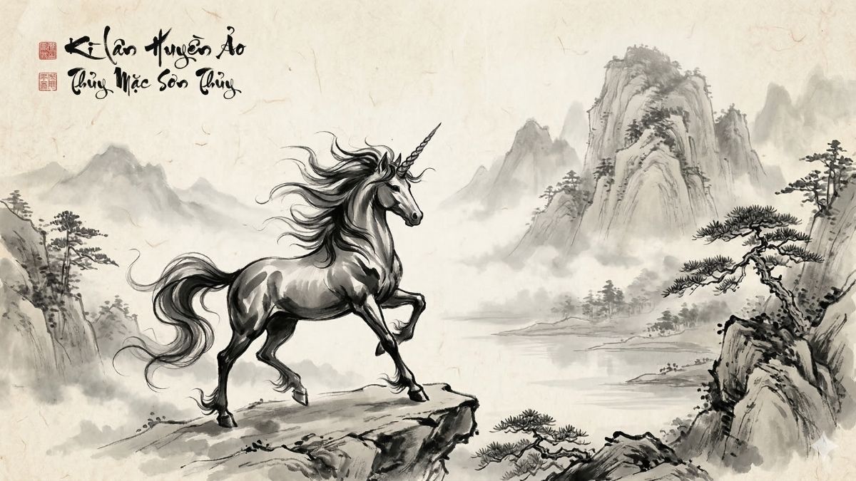 Hình nền Unicorn nghệ thuật - 2