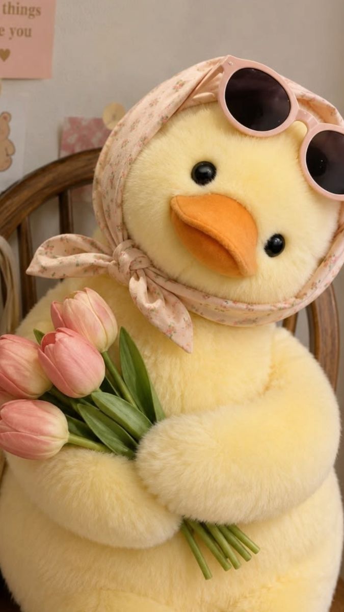Hình nền vô tri cute con vịt - 1