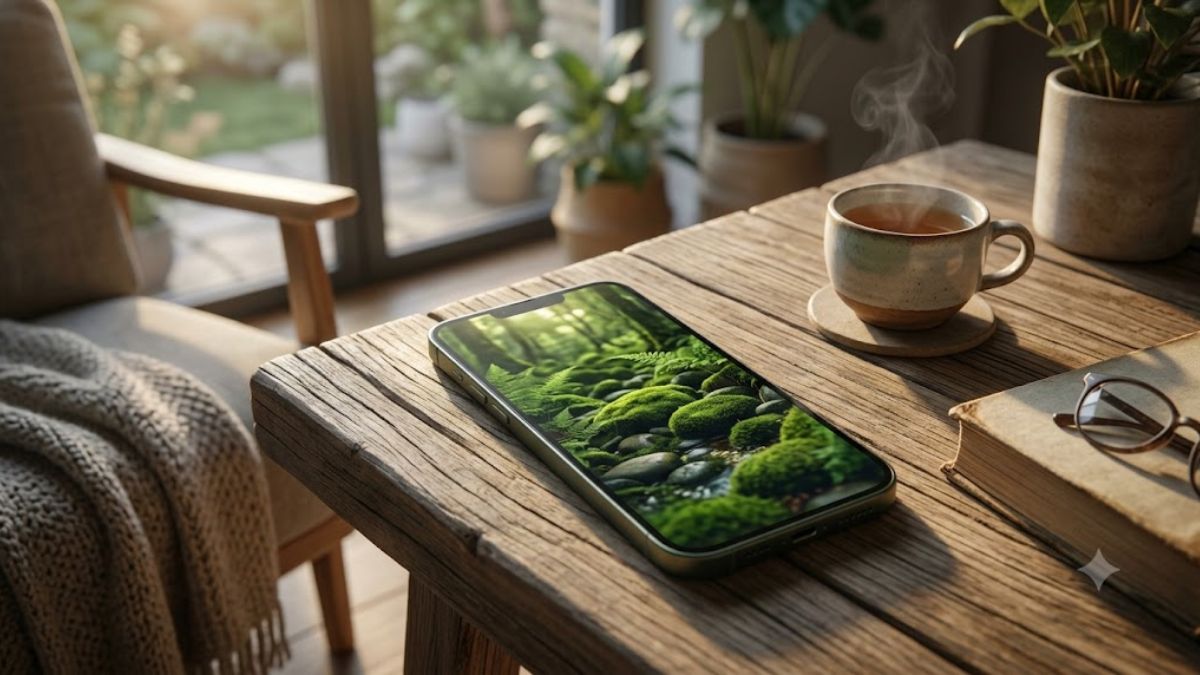 Ý nghĩa và xu hướng hình nền xanh rêu