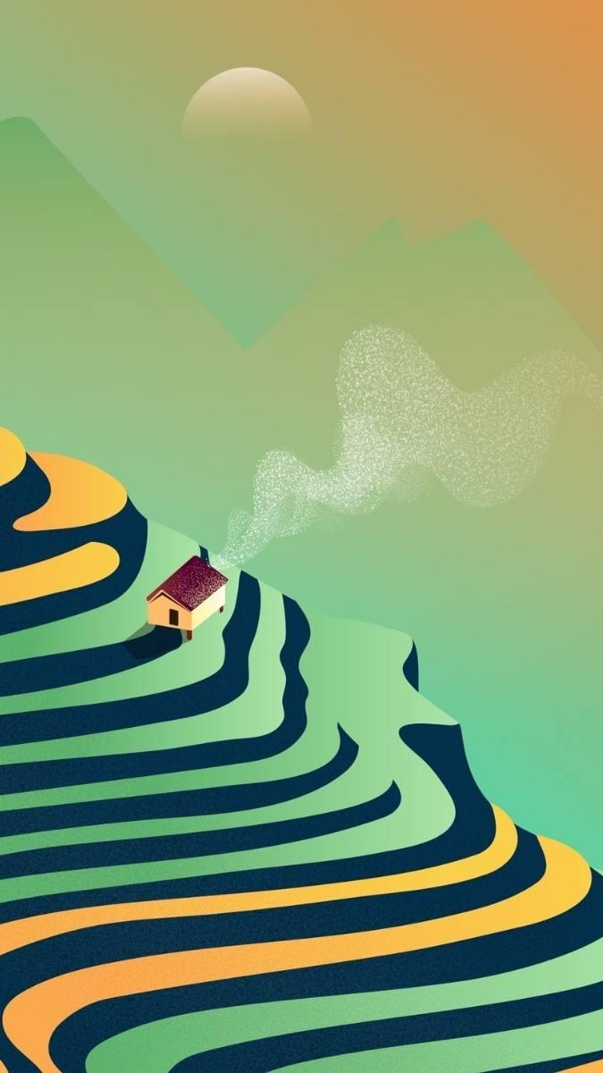 Hình nền Xiaomi phong cách nghệ thuật - mẫu 12