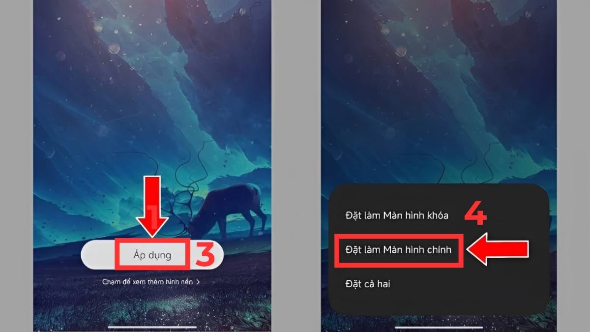 Hướng dẫn cách cài thay đổi hình nền Xiaomi trực tiếp từ thư viện ảnh - bước 3.4