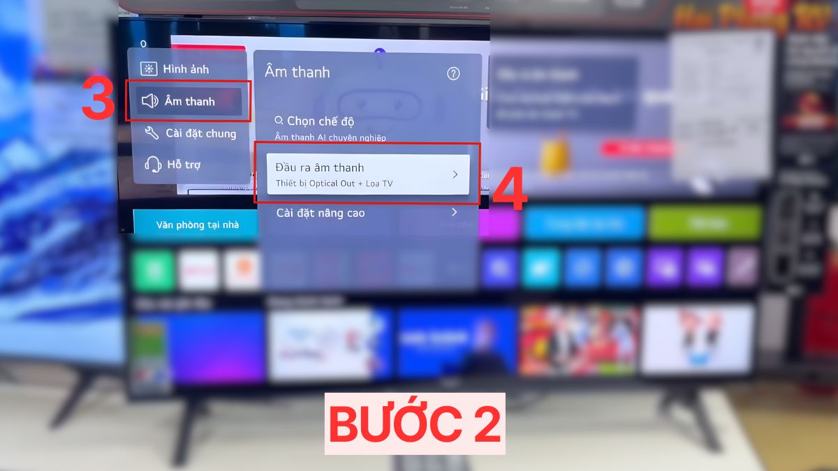 Cách kết nối tivi LG với loa Bluetooth - bước 2