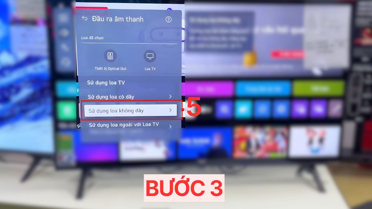 Cách kết nối tivi LG với loa Bluetooth - bước 3