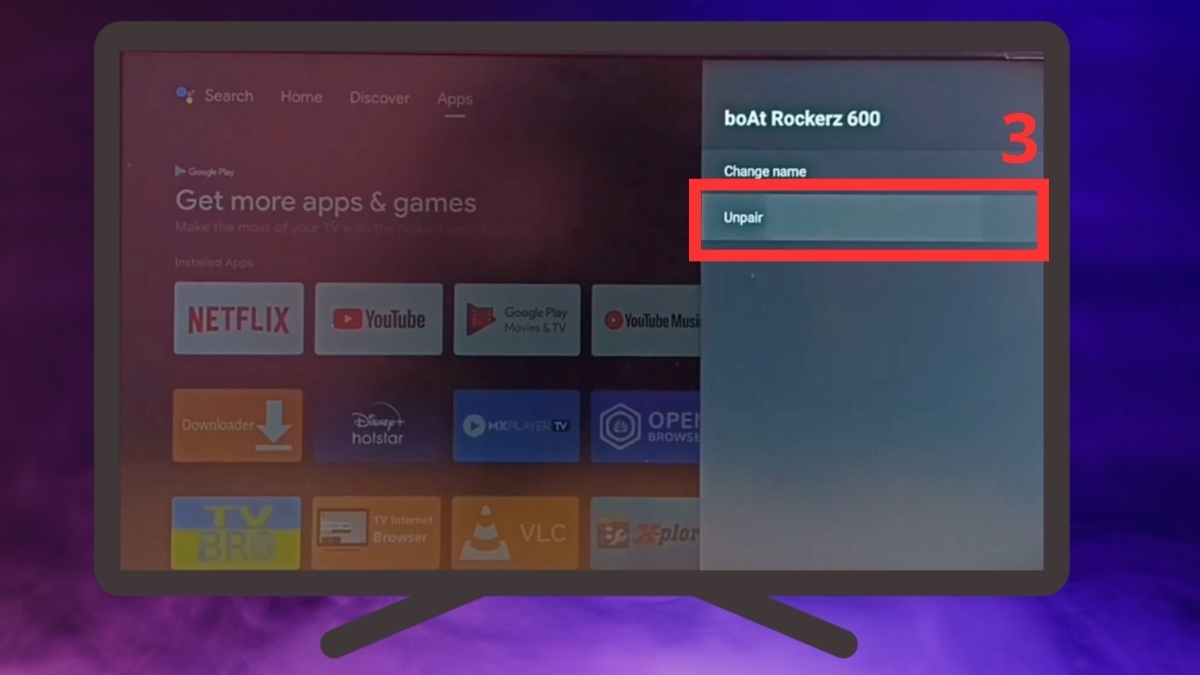 Cách ngắt hay quên thiết bị bluetooth của tivi Xiaomi  - bước 3
