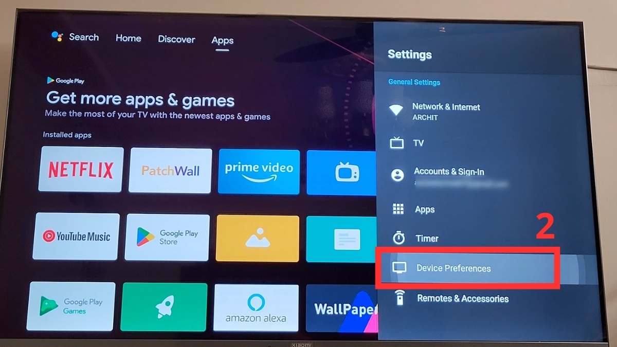 cách kết nối tivi Xiaomi với loa Kết nối qua cổng HDMI eARC - bước 2