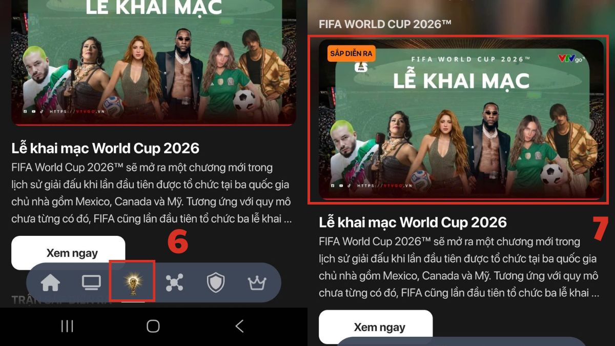 Hướng dẫn xem trực tiếp Khai mạc World Cup 2026 tại Việt Nam - bước 4