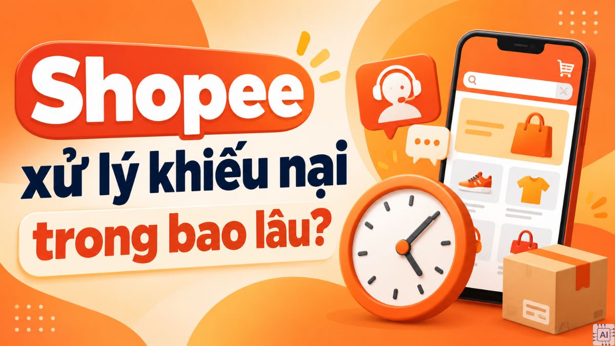 Shopee xử lý khiếu nại trong bao lâu?