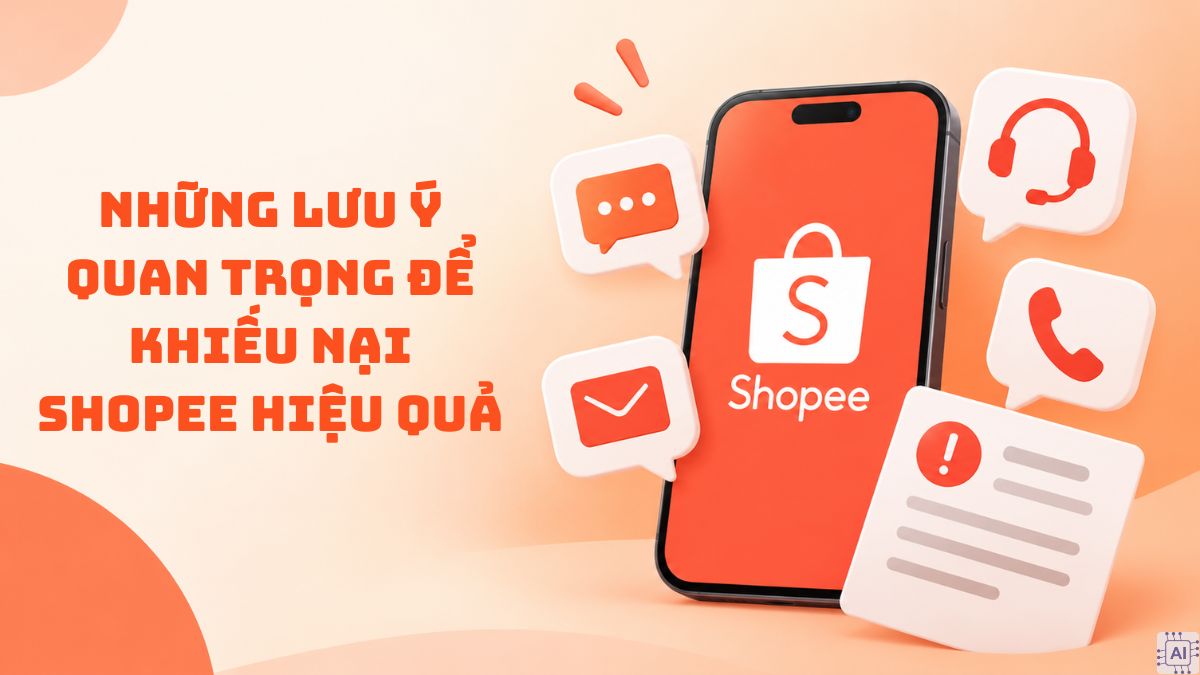 Những lưu ý quan trọng để khiếu nại Shopee hiệu quả