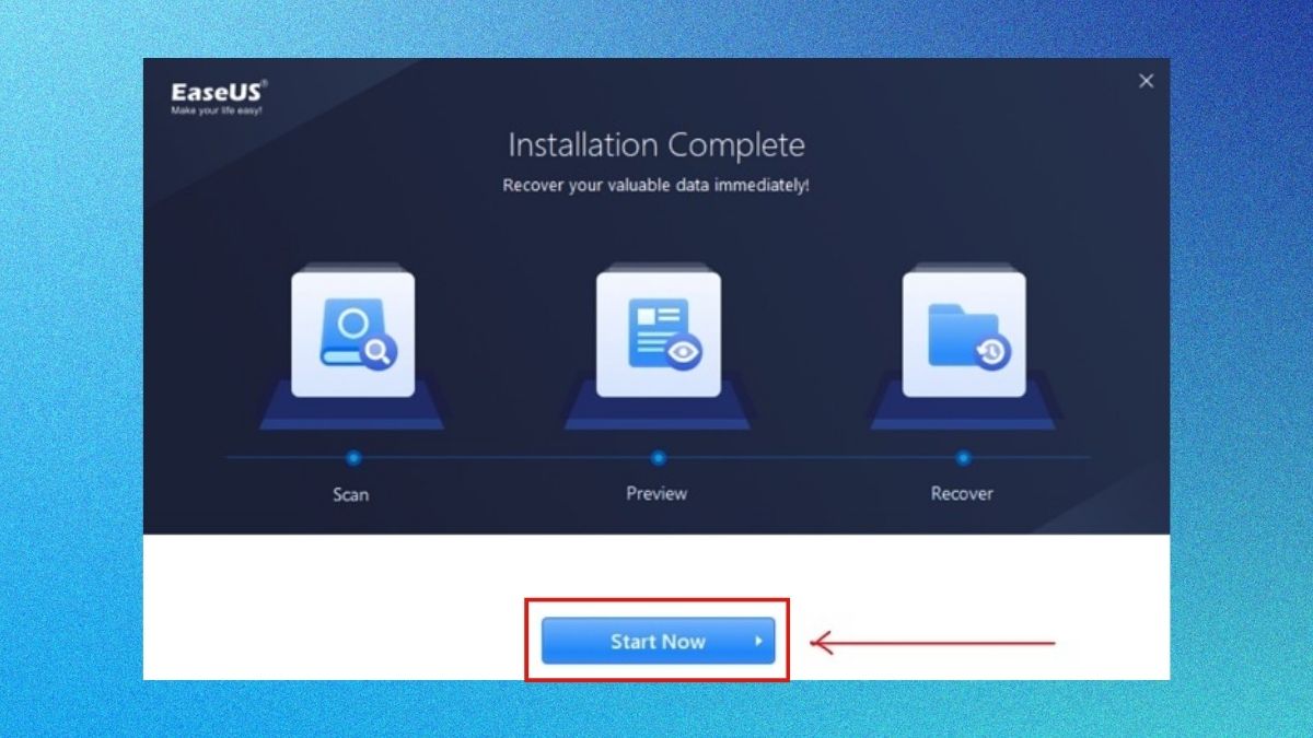 Cách khôi phục dữ liệu thẻ nhớ bằng phần mềm EaseUS Data Recovery - bước 1