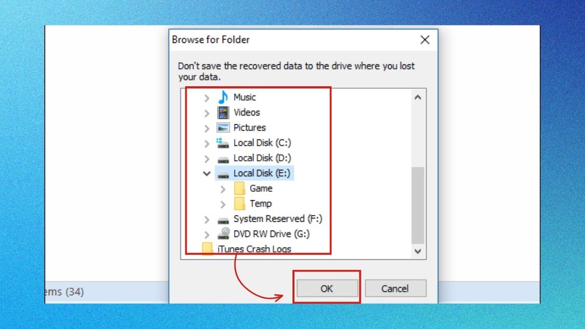 Cách khôi phục dữ liệu thẻ nhớ bằng phần mềm EaseUS Data Recovery - bước 5