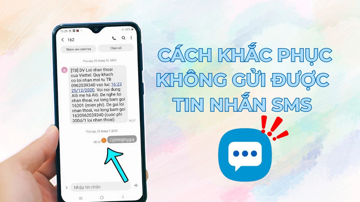 Cách khắc phục không gửi được tin nhắn SMS trên Samsung